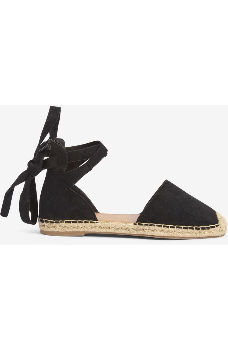 Comfortview The Shayla Flat Espadrille, Alternate, color, Black