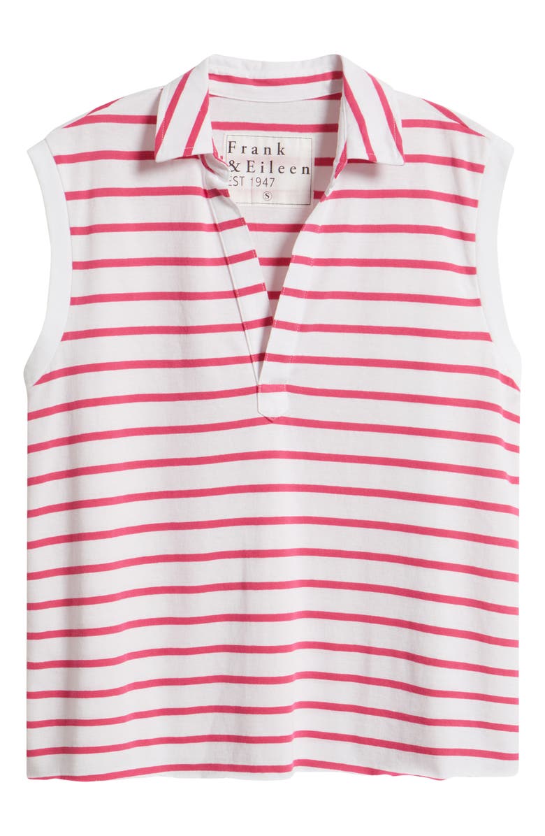 Frank & Eileen Olivia Stripe Tank, Alternate, color, Pink Lotus Stripe