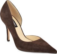 Nine West Grezza Pointed Toe Half d'Orsay Pump