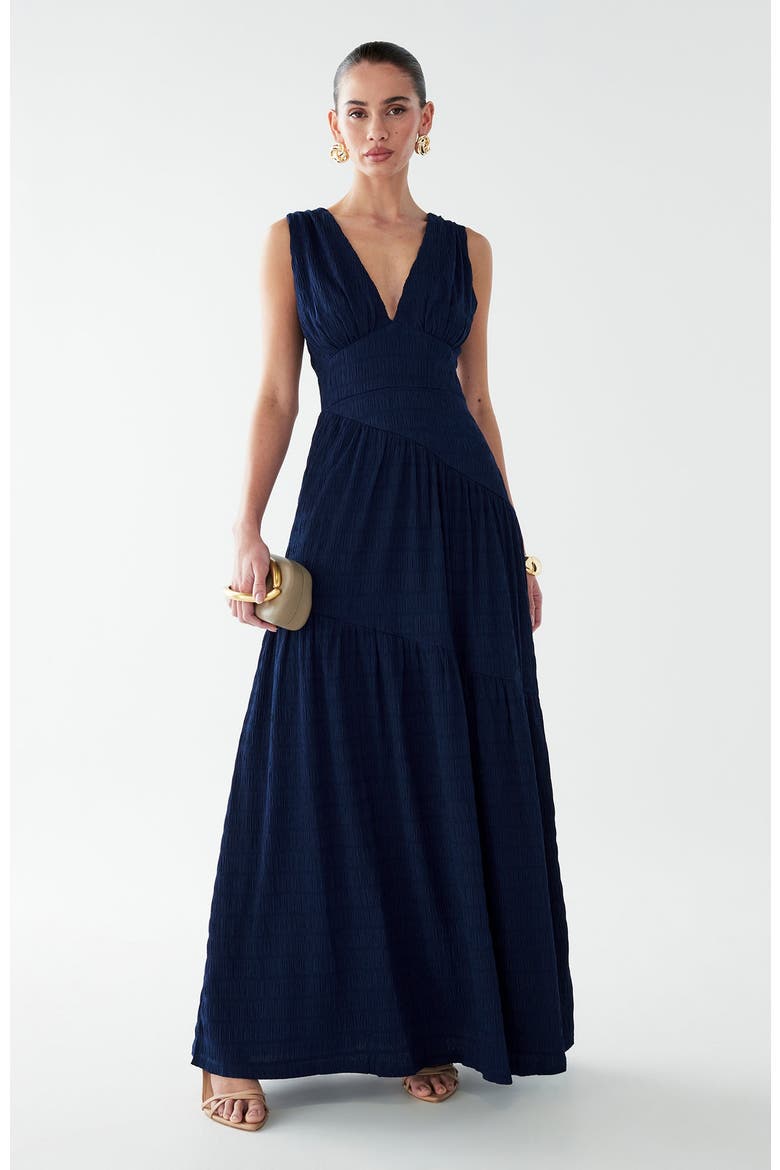 Laney Maxi Dress, Main, color, Navy Blue