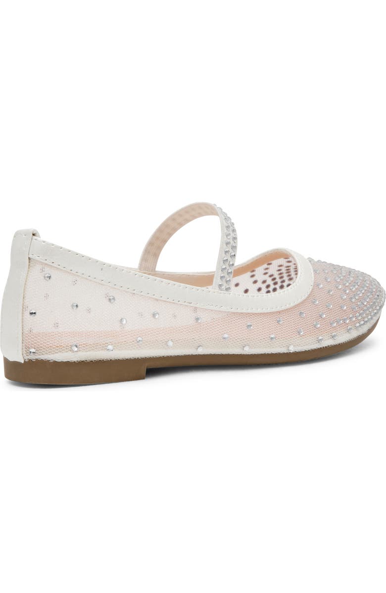 DV by Dolce Vita Kids' Whirl Embellished Flat, Alternate, color, White