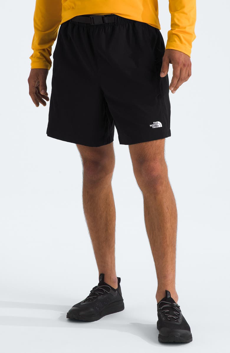 The North Face Class V Pathfinder Belted Shorts, Main, color, 
