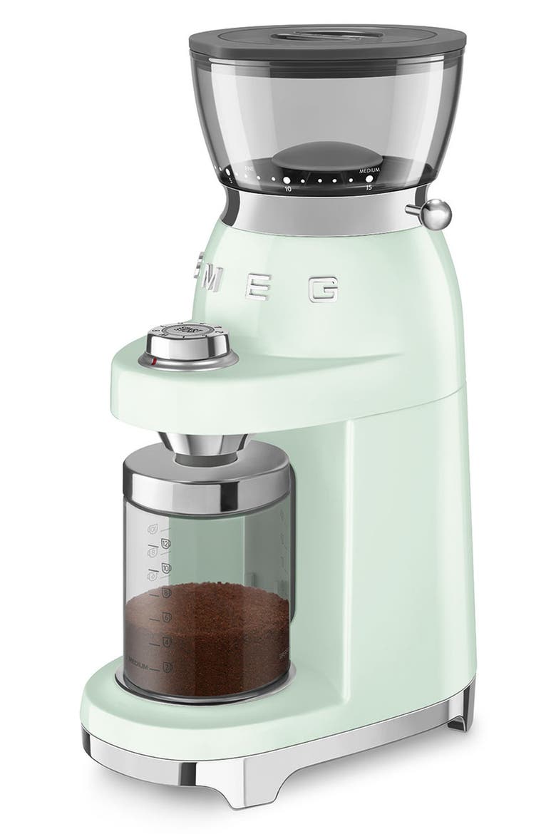 '50s Retro Style Coffee & Espresso Grinder, Alternate, color, PASTEL GREEN