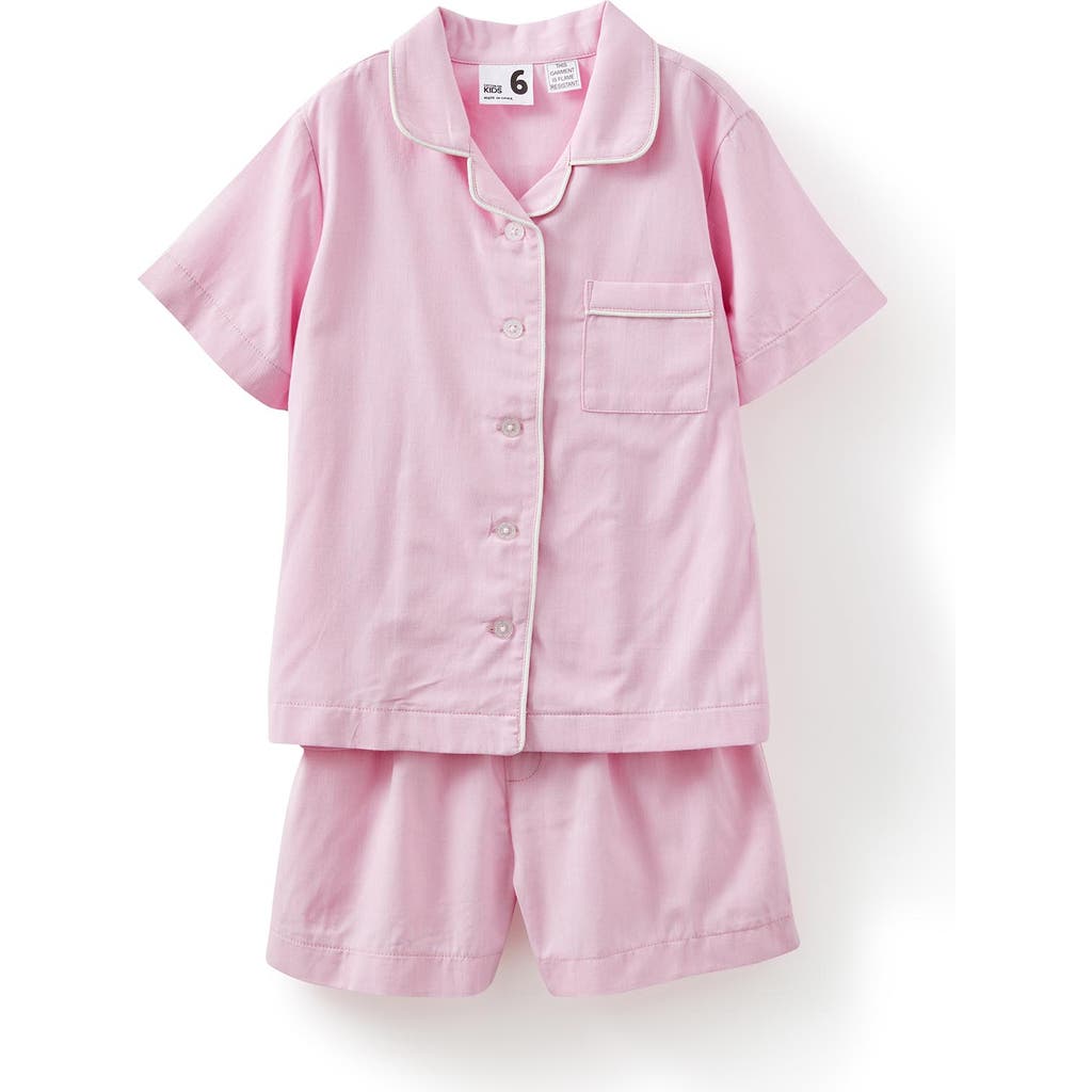 Shop Cotton On Kids Kid's Camilla Short Sleeve Pyjama Set In Fairy Pink