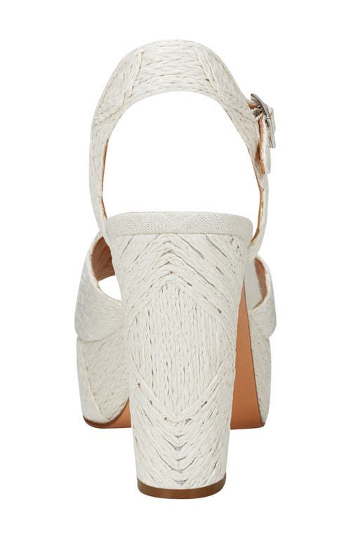 Marc Fisher Ltd Calyn 2 Platform Sandal In Ivory