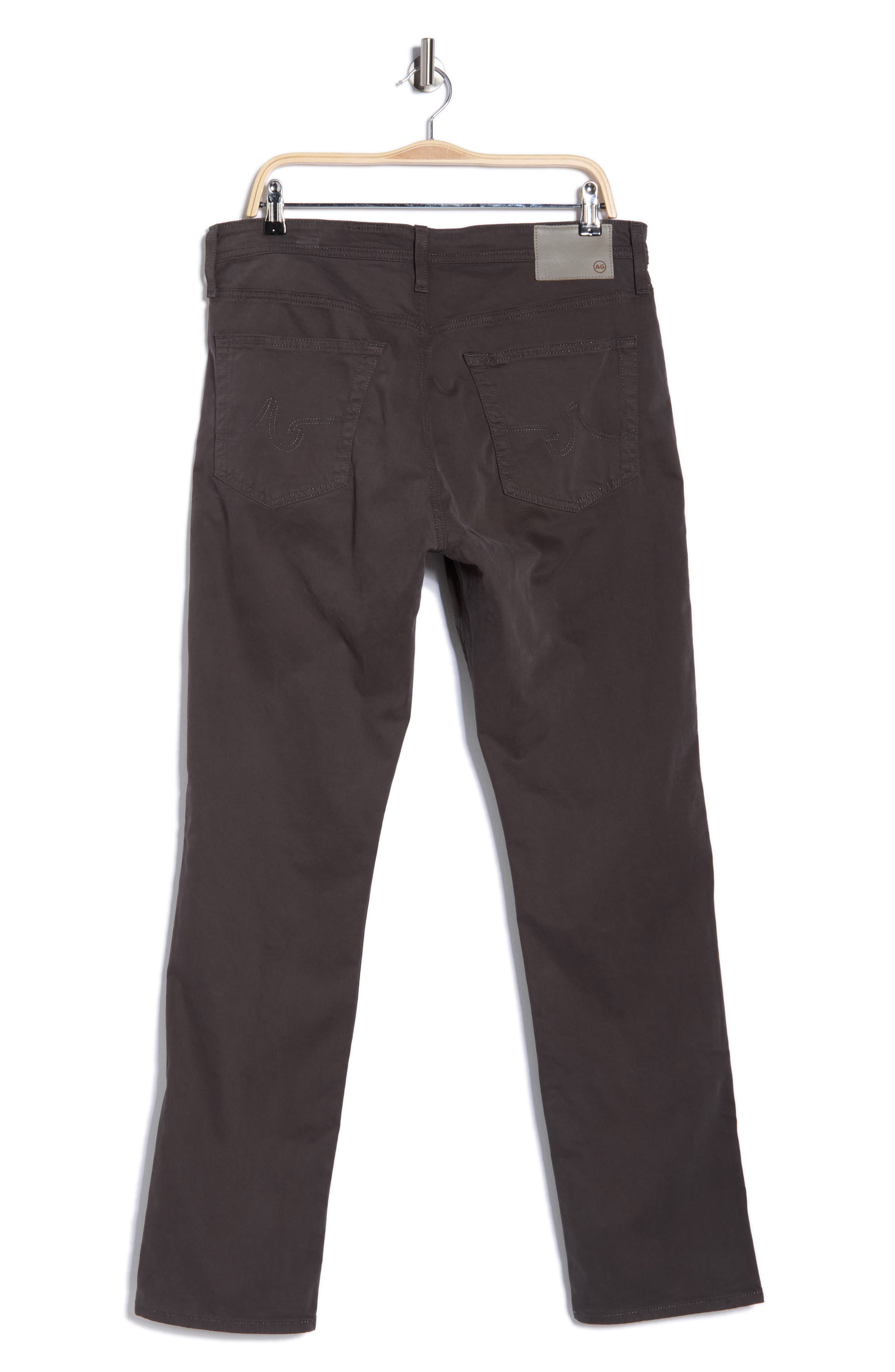 Мужские брюки AG Everett Stretch Sateen Slim Straight Pants — фото 7