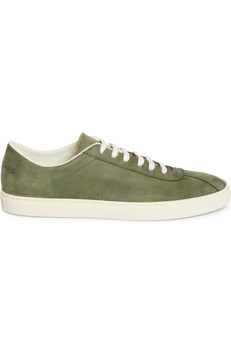 Common Projects Tennis Low Top Sneaker, Alternate, color, Army Green