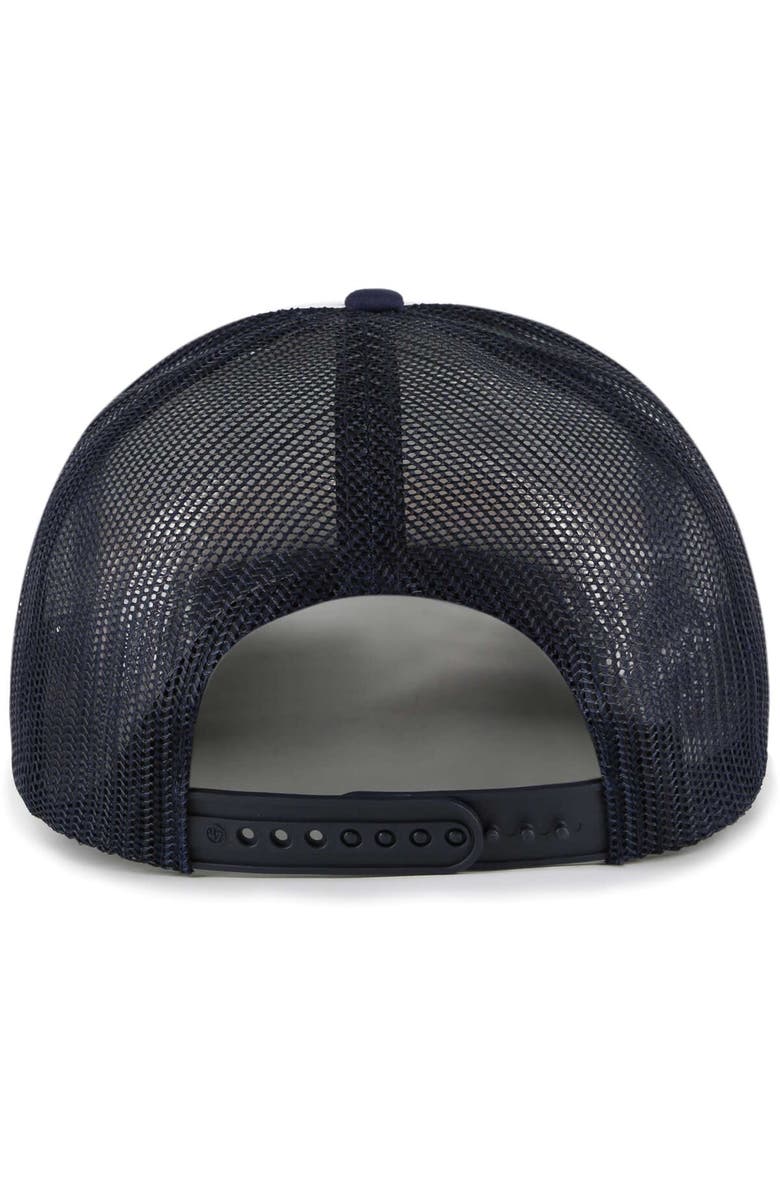 '47 Men's '47 Navy Atlanta Braves Lift Off Foam Front Mesh Trucker Adjustable Hat, Alternate, color, 