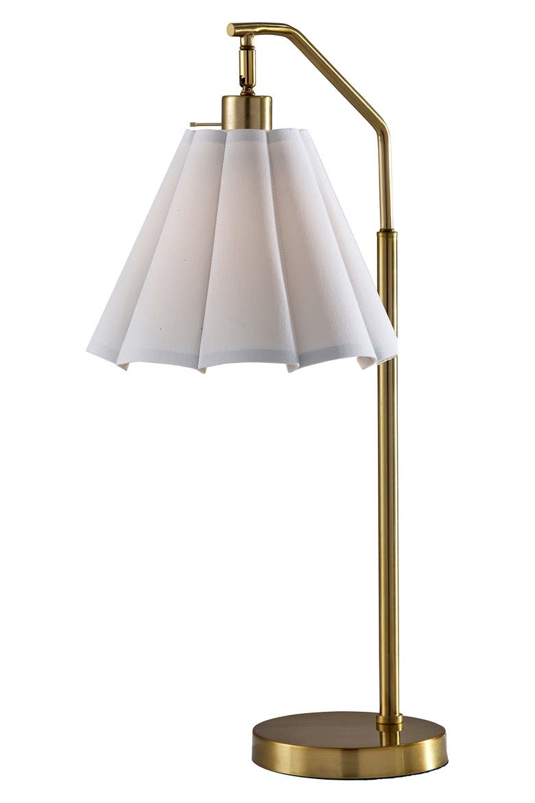 Lyra Table Lamp, Main, color, ANTIQUE BRASS