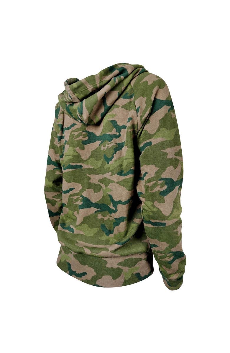 New Era Women's New Era Camo Indianapolis Colts Raglan Full-Zip Hoodie, Alternate, color, Camo