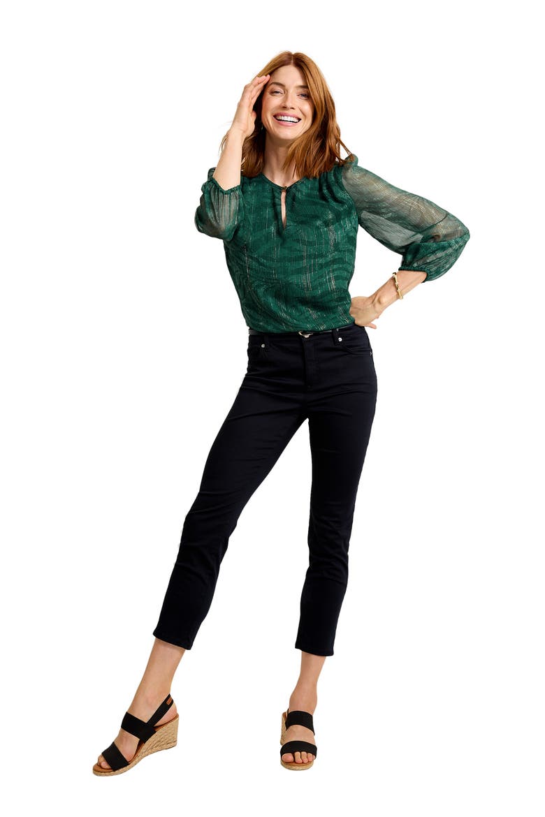 Bayside Zebra Top, Alternate, color, BRINY DEEP