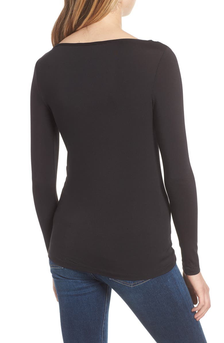 Amour Vert Francoise Stripe Top, Alternate, color,