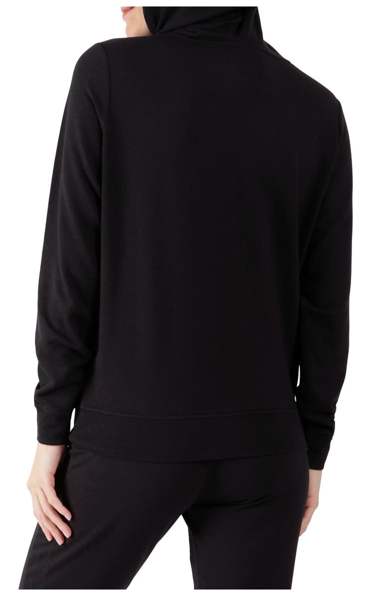 90 DEGREE BY REFLEX Terry Brushed Pullover Hoodie, Alternate, color,