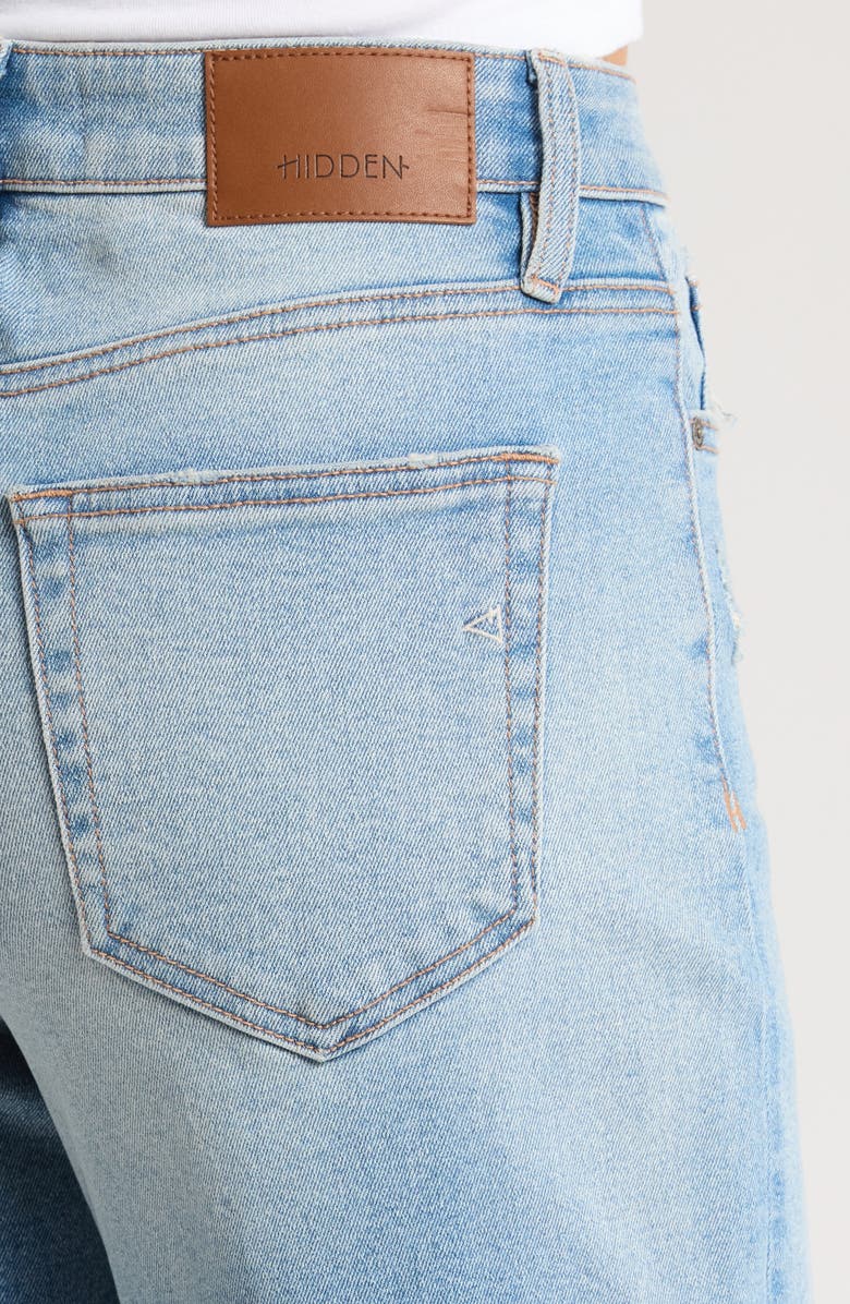 HIDDEN JEANS Distressed Straight Leg Dad Jeans, Alternate, color, 