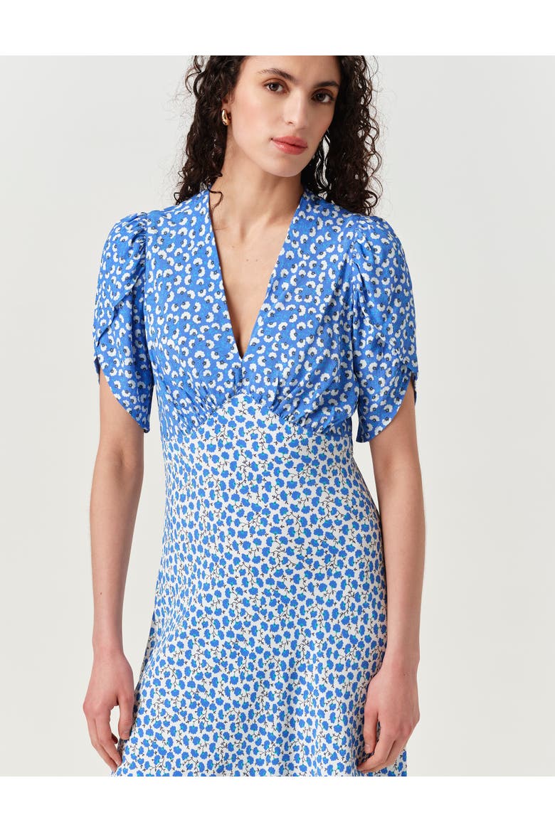 floral crepe midi dress Buy Online Sleeveless Floral Crepe Laser-Cut Midi Dress for Women