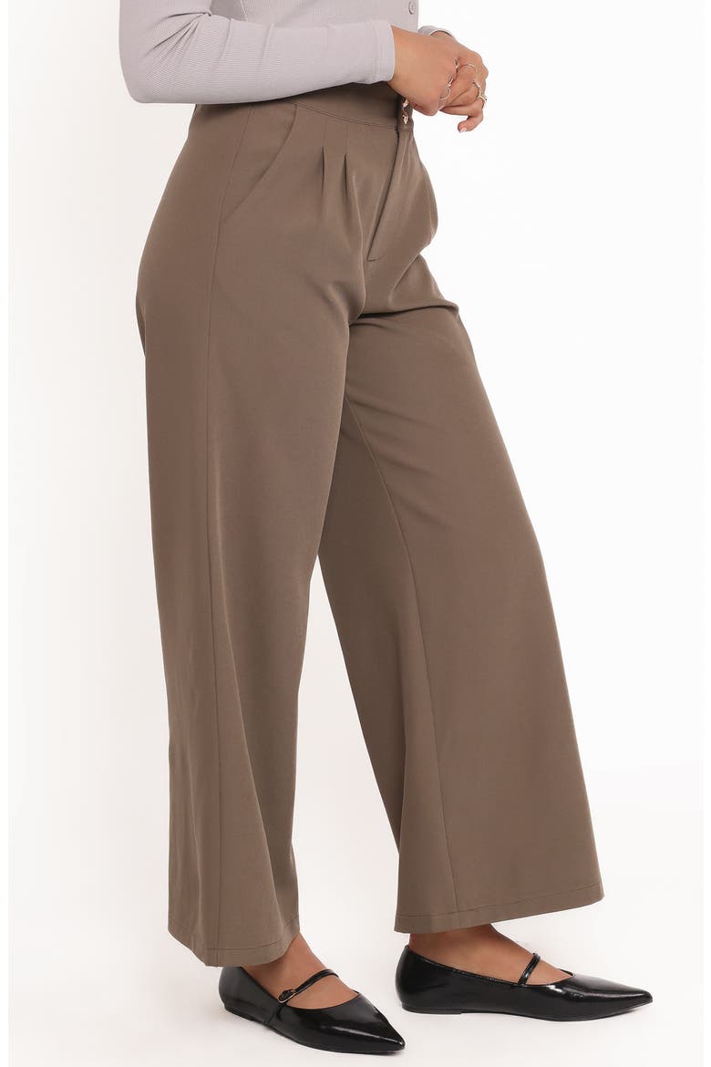 Curtis Wide Leg Pants, Alternate, color, TAUPE