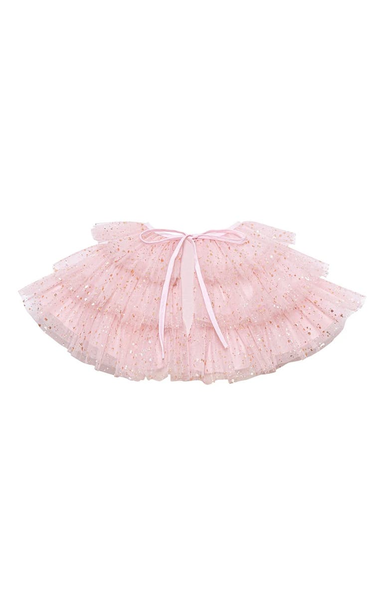 Mini Celebrities Pixie Tulle Dress Set, Alternate, color, Pink Sparkle