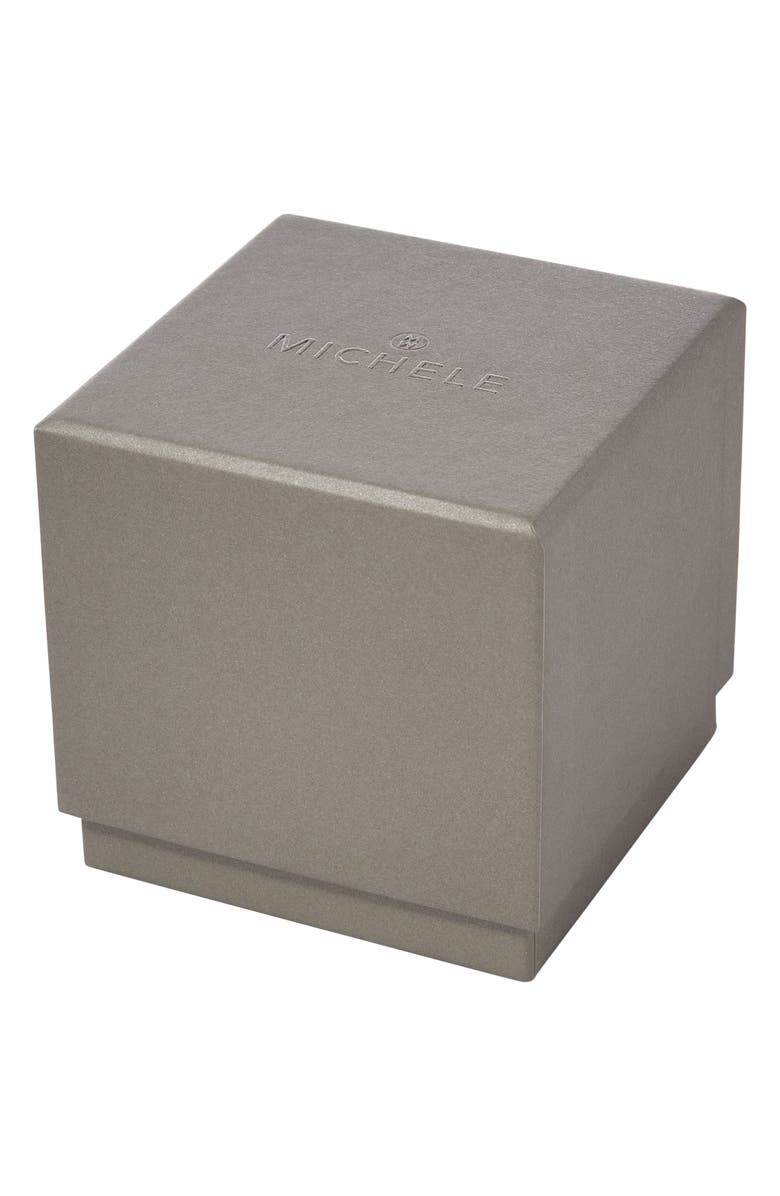 MICHELE Sporty Sport Sail Chronograph Watch Head With Silicone Strap, 38mm, Alternate, color, 