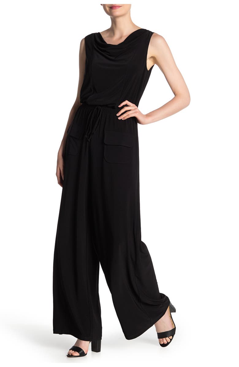Vince Camuto Sleeveless Cowl Neck Jumpsuit, Main, color,