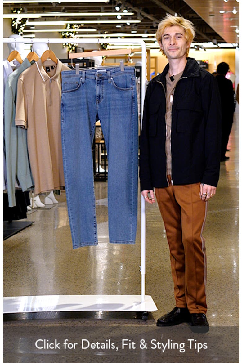 Slim Straight Leg Jeans video
