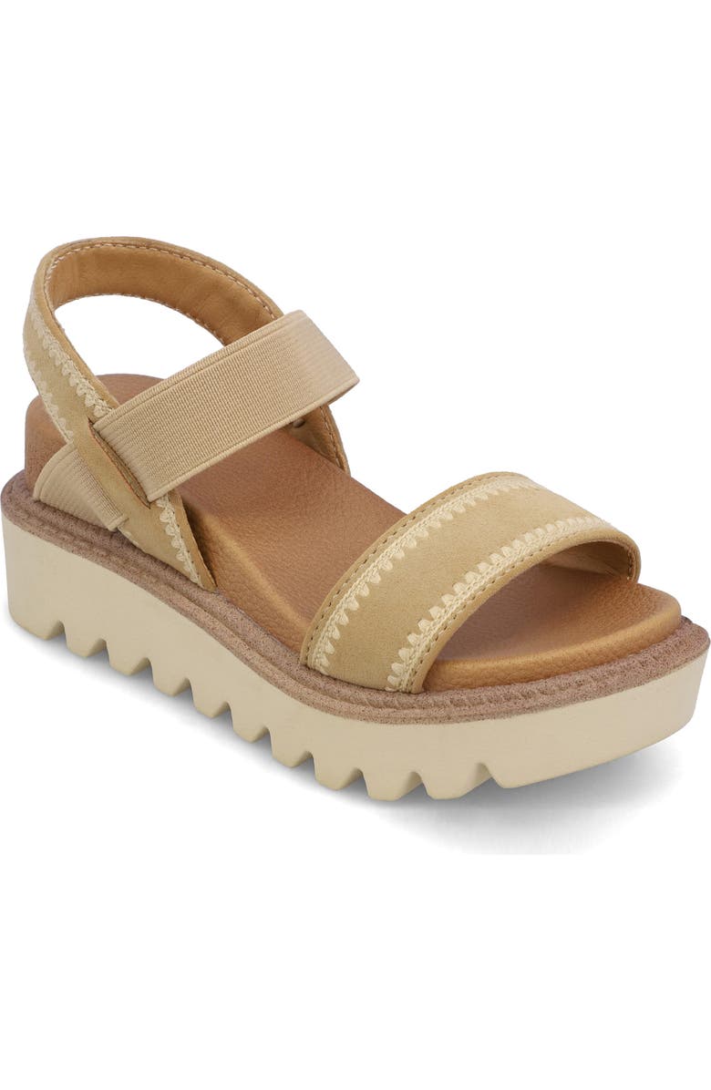 MIA Kids' Junni Platfrom Sandal, Main, color, Natural