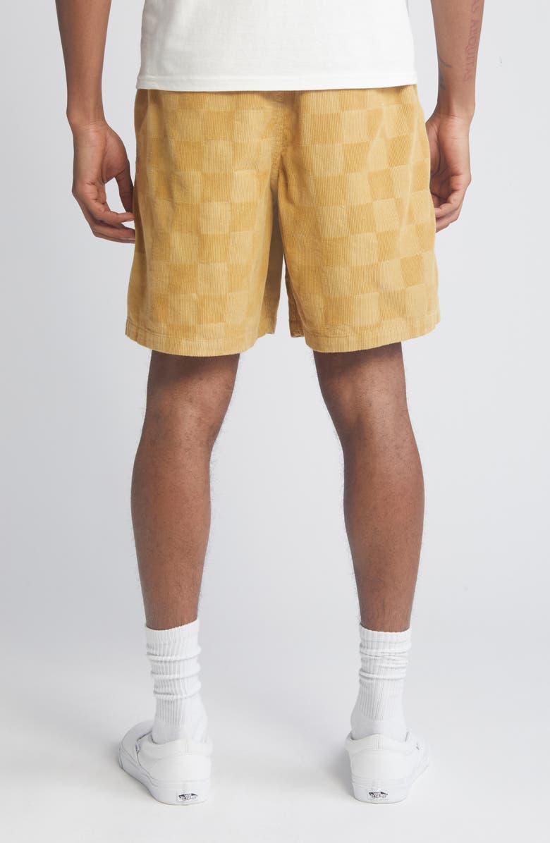 Vans Range Checkerboard Cotton Corduroy Shorts, Alternate, color,