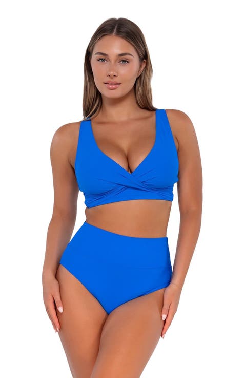 Hannah High Waist Bikini Swim Bottoms