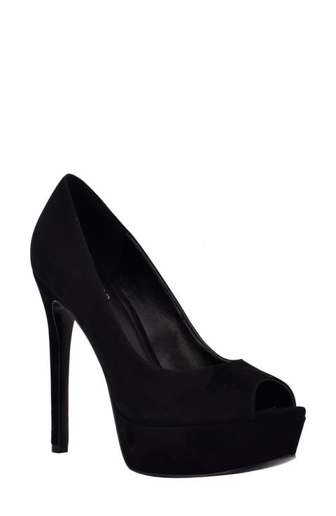 Cacei Peep Toe Platform Pump