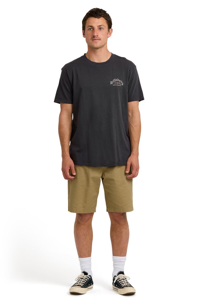 Billabong South Runner Premium Short Sleeve Graphic T-Shirt, Alternate, color, Washed Black