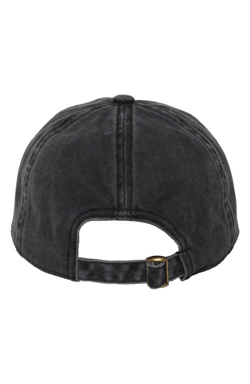 David & Young Champagne Crew Embroidered Baseball Cap In Black