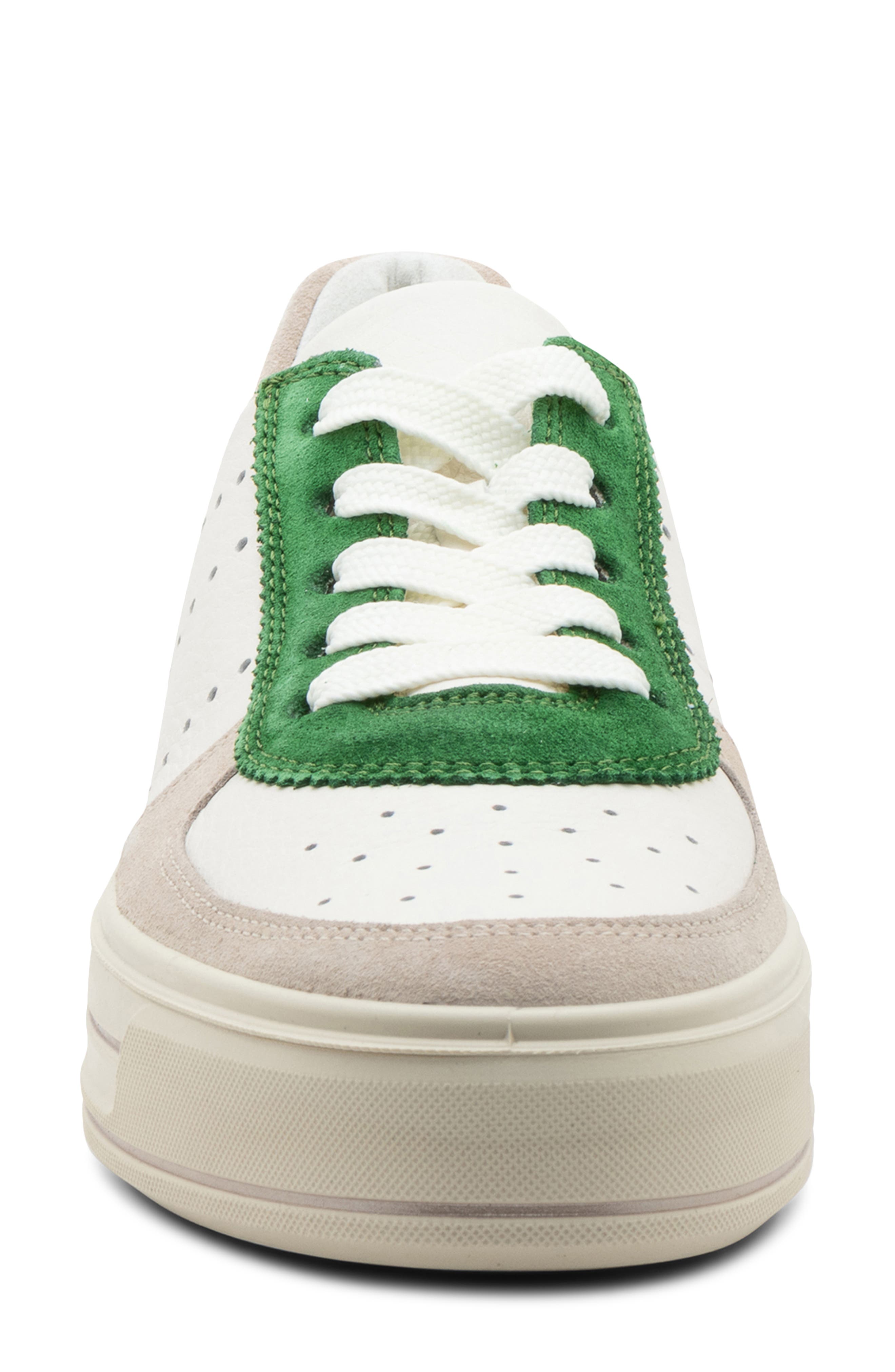 ara Calgary Platform Sneaker, Alternate, color, Green