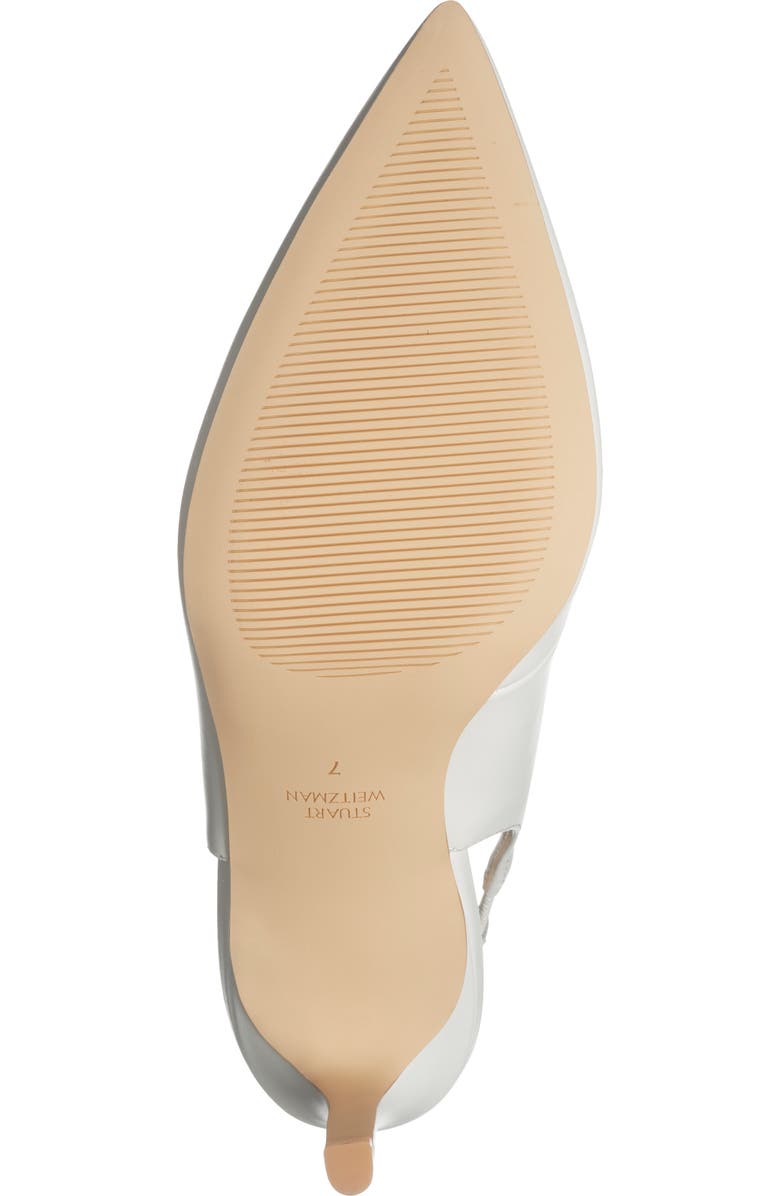 Stuart Weitzman Dancer Slingback Pump, Alternate, color, White.