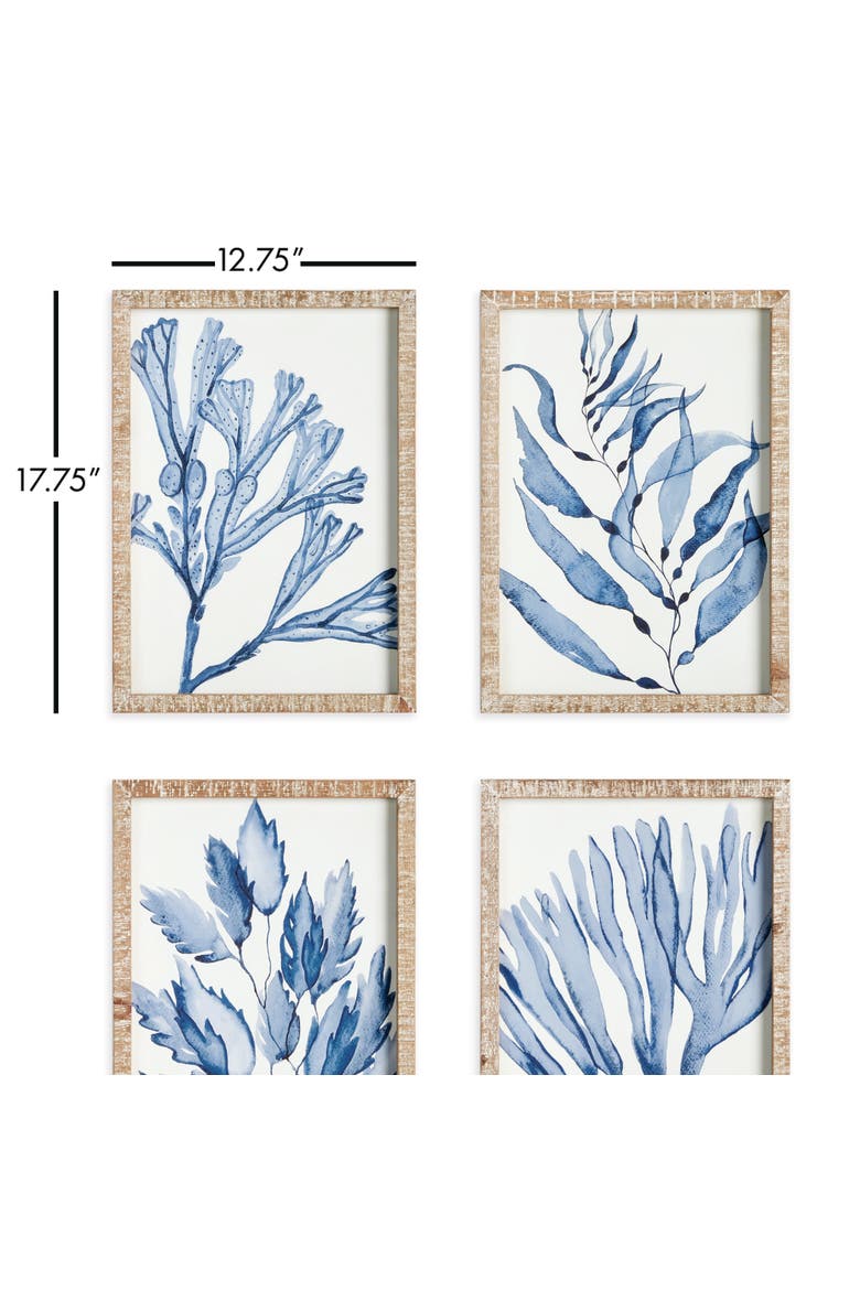 Marine Prints Set of 4, Alternate, color, White