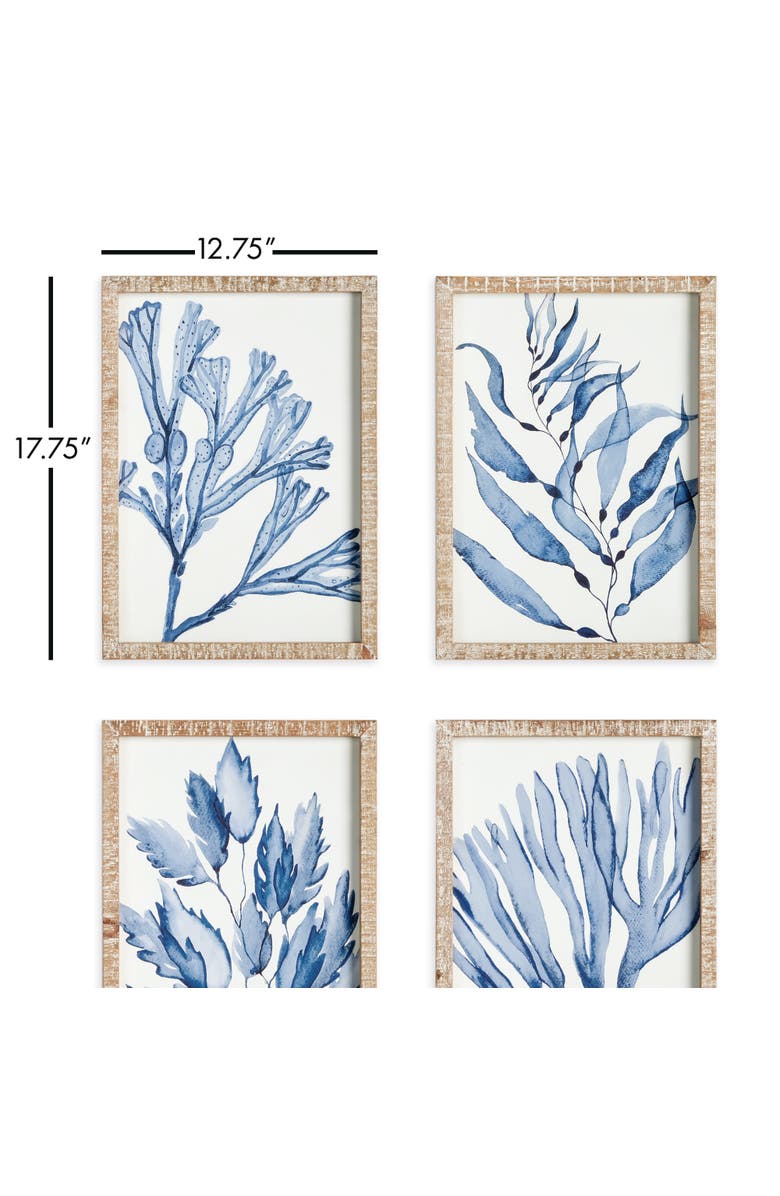 Napa Home & Garden Marine Prints Set of 4, Alternate, color, White