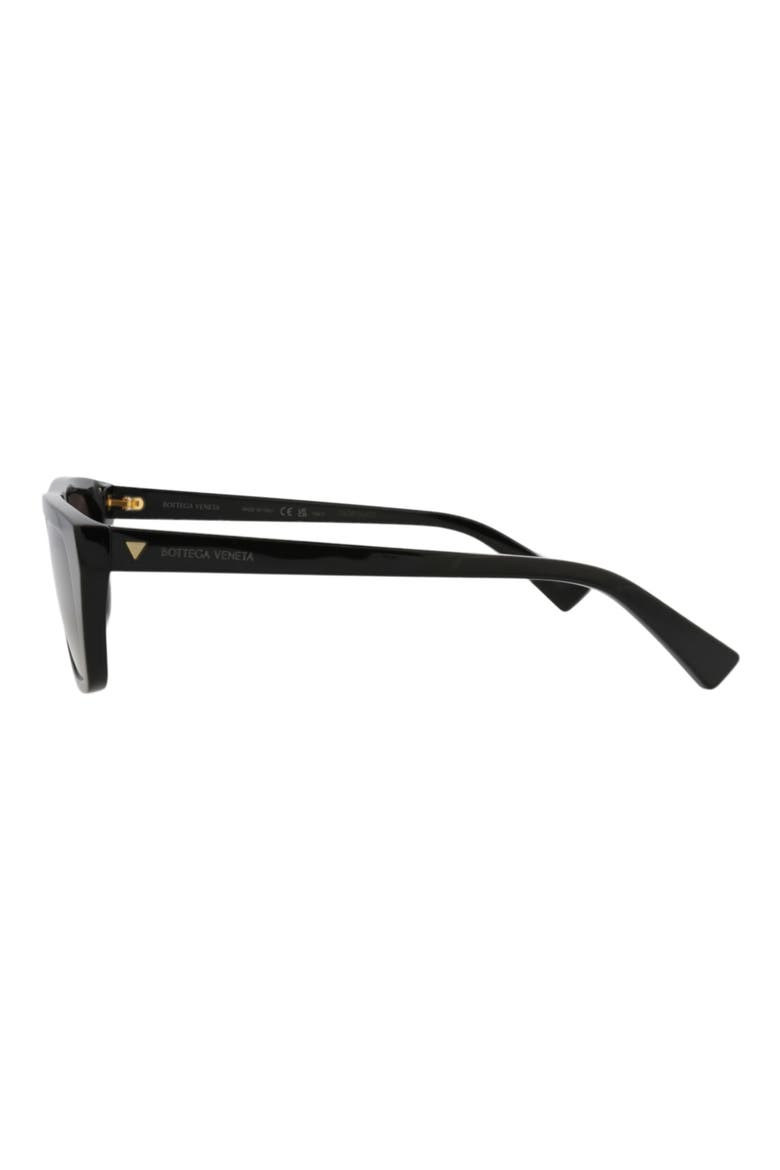 54mm Cat Eye Sunglasses, Alternate, color, BLACK BLACK GREY