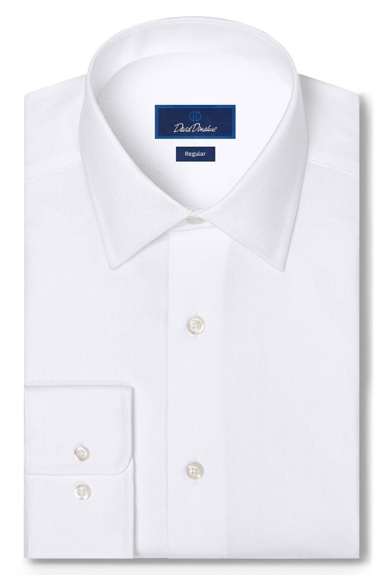 Regular Fit Royal Oxford Dress Shirt, Alternate, color, WHITE