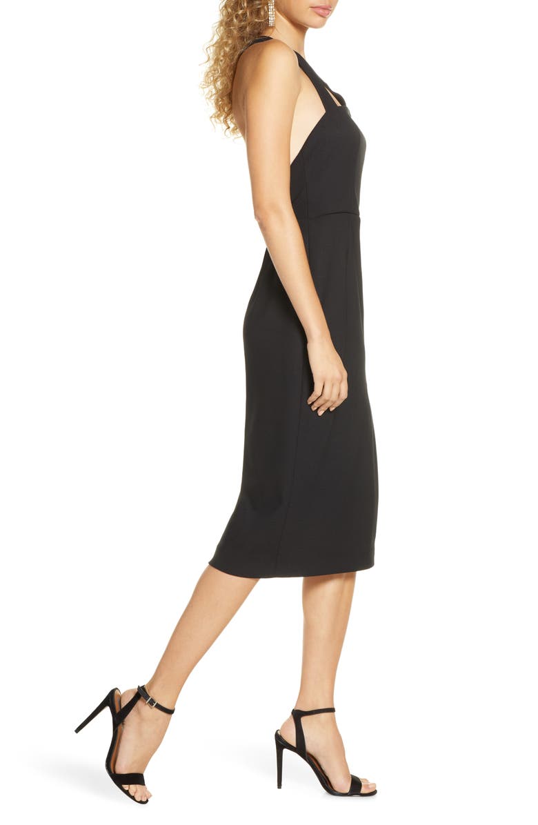 Finders Keepers Daniella One-Shoulder Crepe Sheath Dress, Alternate, color,