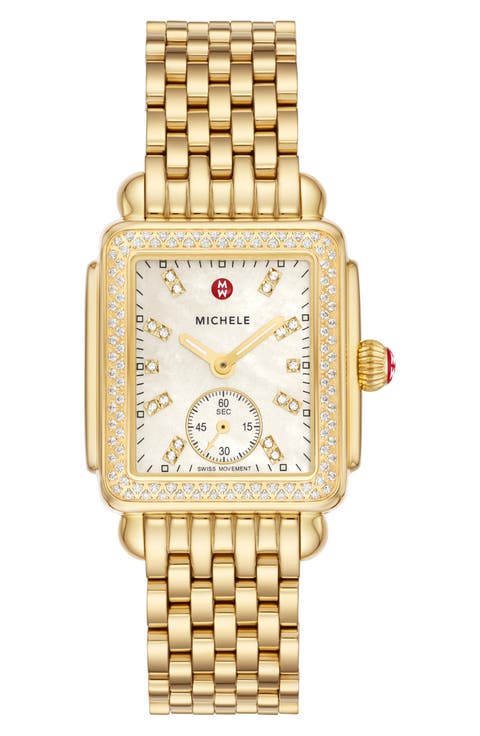 Deco Mid Diamond Bracelet Watch, 29mm