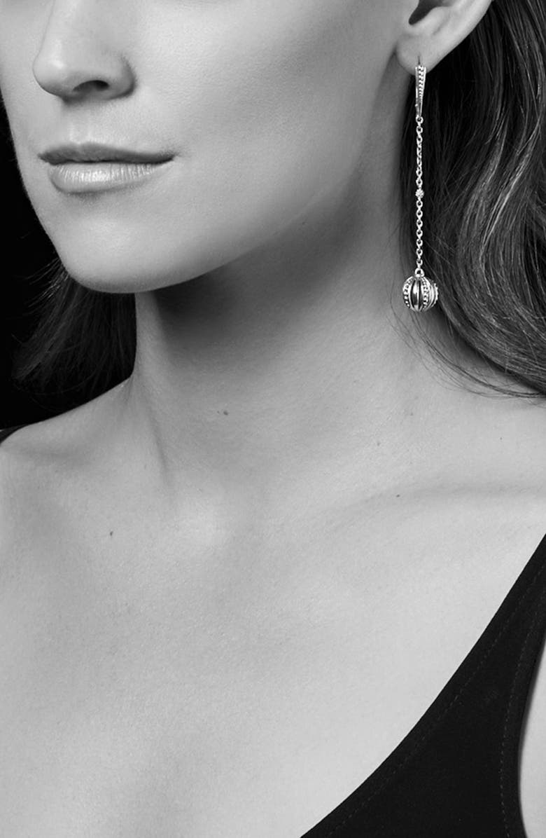 LAGOS Caviar Talisman Ball Drop Earrings, Alternate, color, 