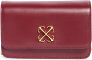 Off-White Jitney Leather Wallet on a Chain