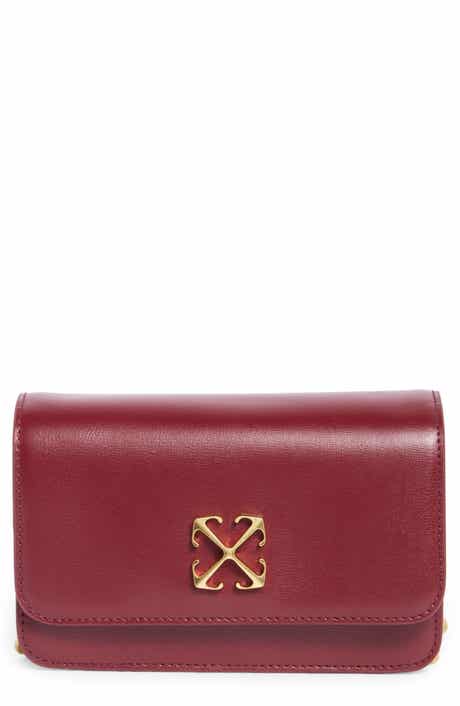 Off-White Jitney Leather Wallet on a Chain