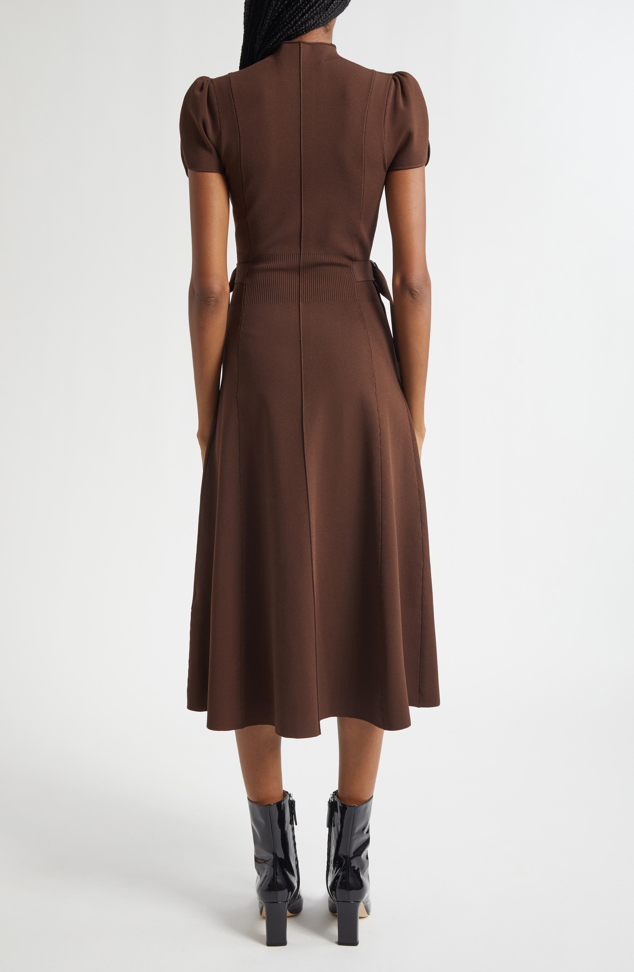 Compact Rib Midi Dress - image 2