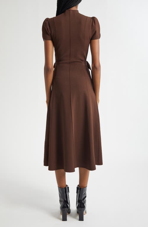 3.1 Phillip Lim Tulip-sleeve Compact Rib Midi Dress In Multi