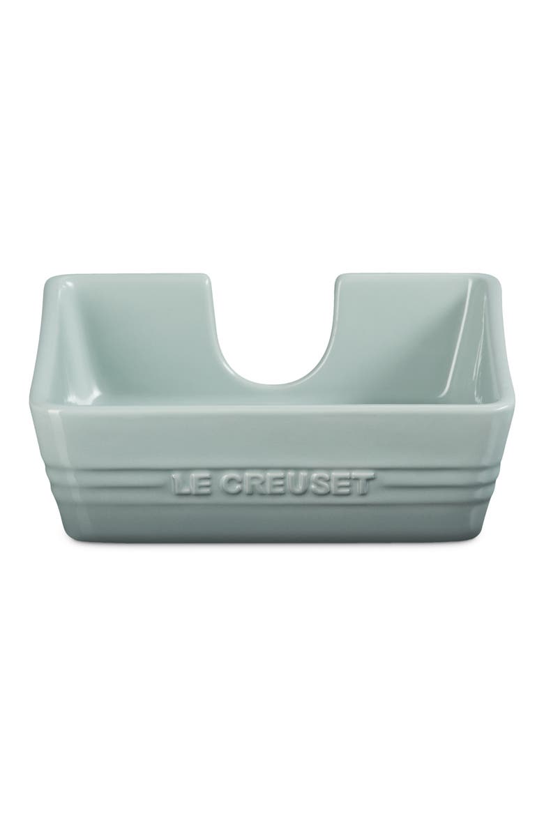 Signature Stoneware Cocktail Napkin Holder, Main, color, SEA SALT