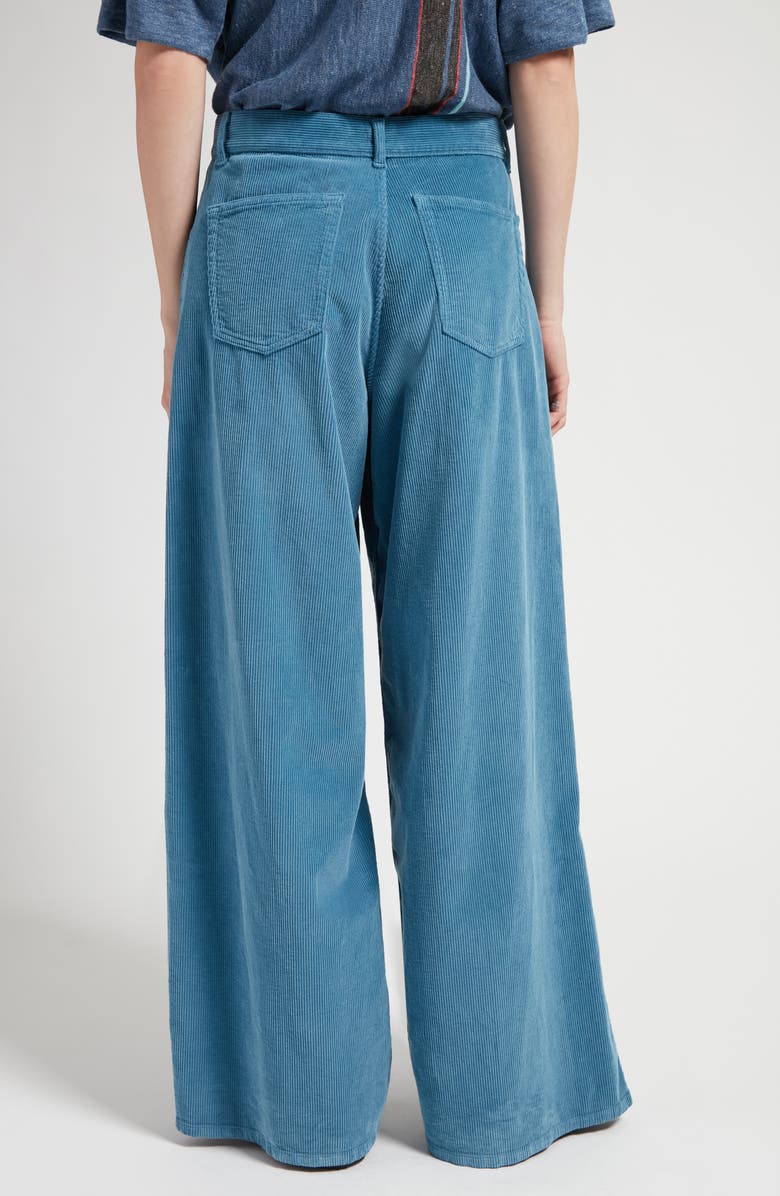 The Row Chan Wide Leg Cotton Corduroy Pants, Alternate, color, 