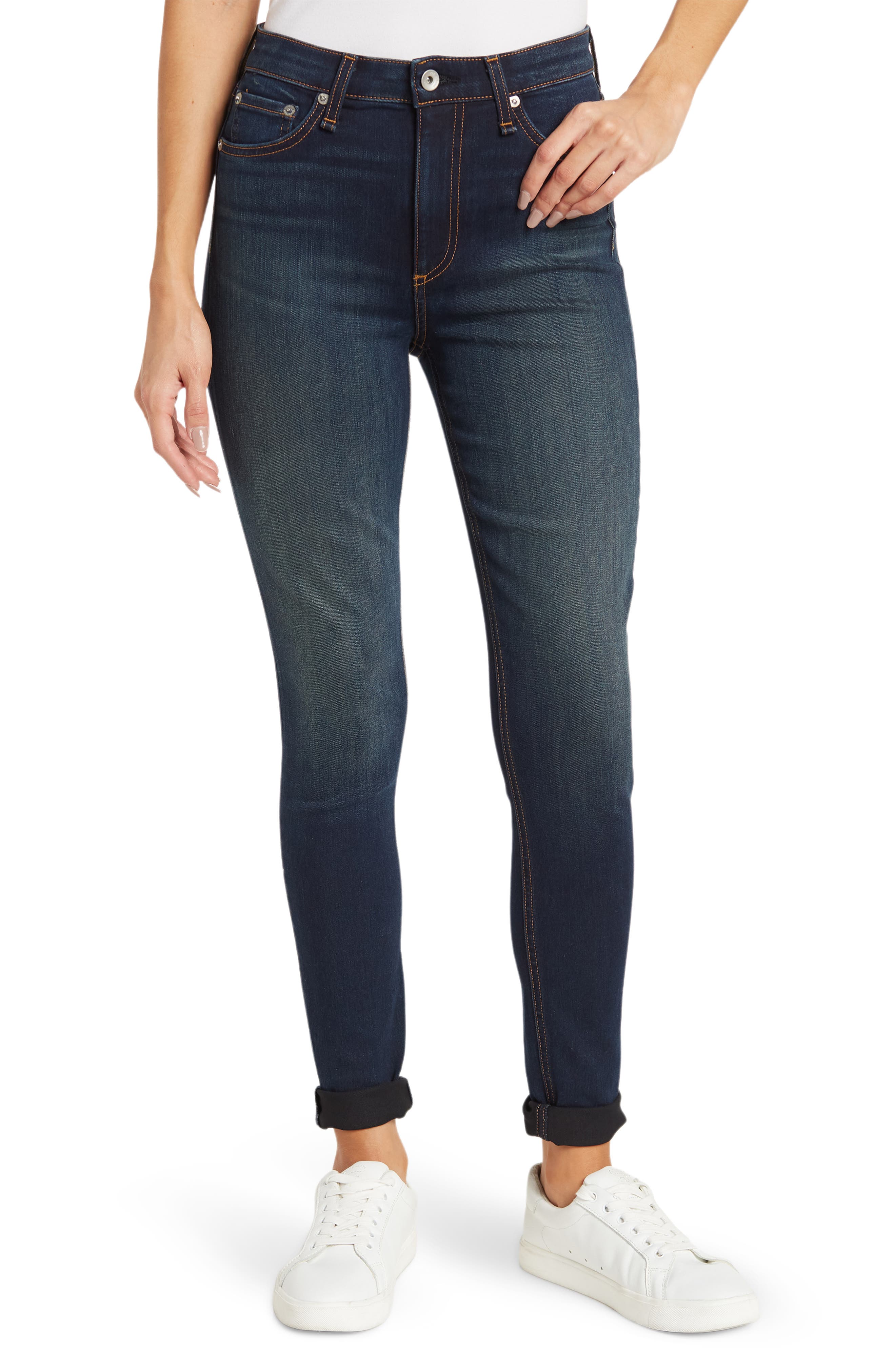 RAG AND BONE Nina High Rise Skinny Jeans