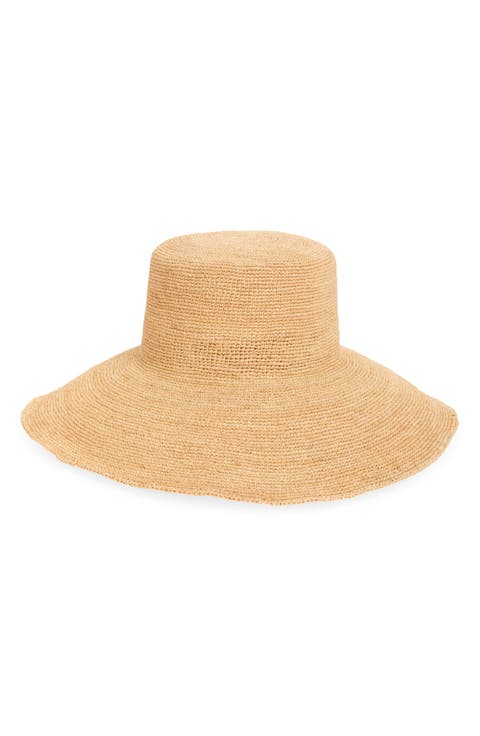 The Inca Wide Brim Straw Bucket Hat