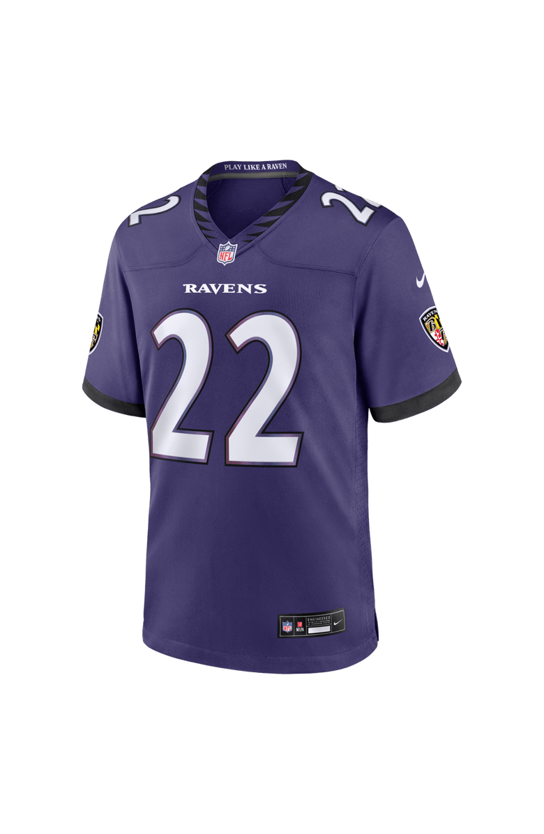 Nike Men's Nike Derrick Henry Purple Baltimore Ravens Team Game Jersey, Alternate, color, Purple