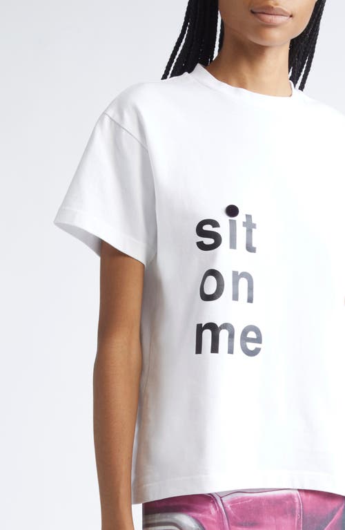 Julie Kegels Jony Cotton Graphic T-shirt In White