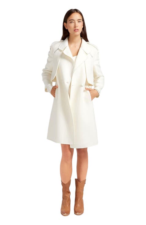 Palm City Wool Blend Coat